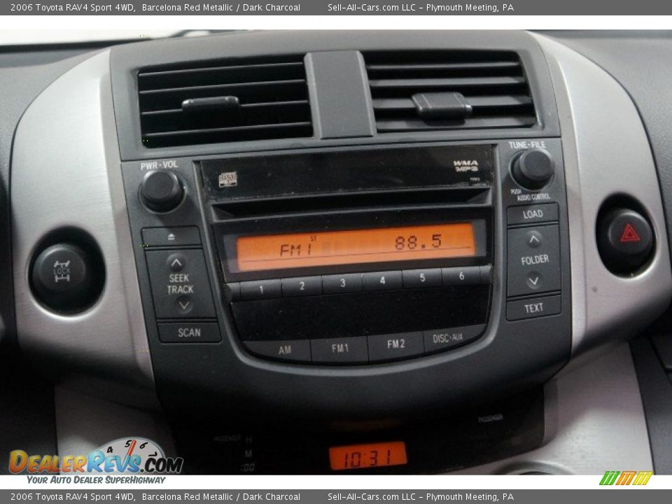 2006 Toyota RAV4 Sport 4WD Barcelona Red Metallic / Dark Charcoal Photo #29