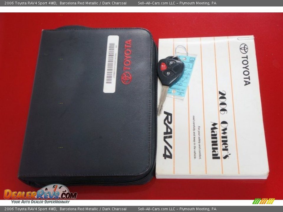 2006 Toyota RAV4 Sport 4WD Barcelona Red Metallic / Dark Charcoal Photo #32