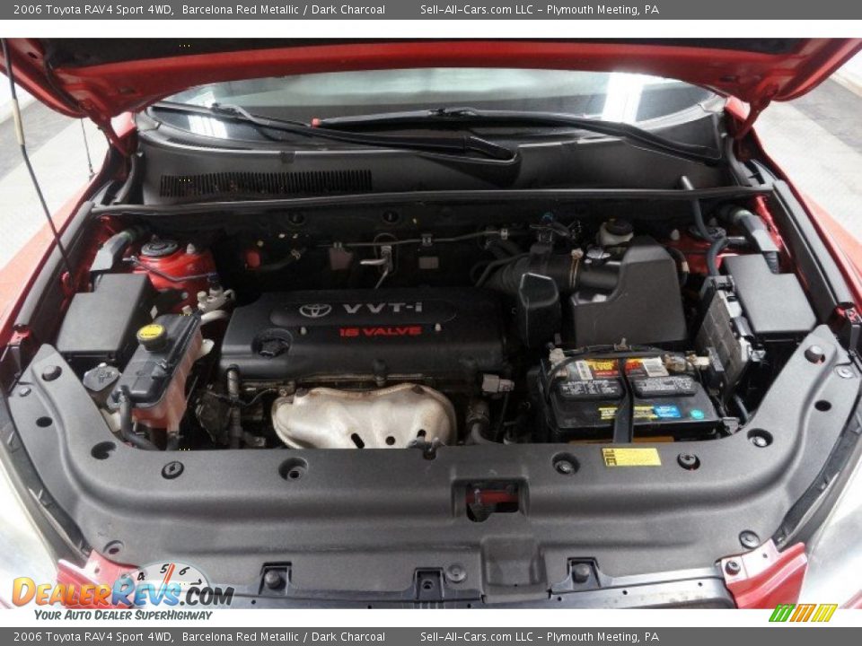 2006 Toyota RAV4 Sport 4WD Barcelona Red Metallic / Dark Charcoal Photo #33
