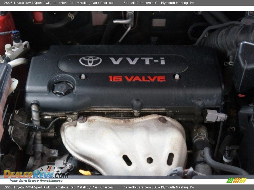 2006 Toyota RAV4 Sport 4WD Barcelona Red Metallic / Dark Charcoal Photo #34