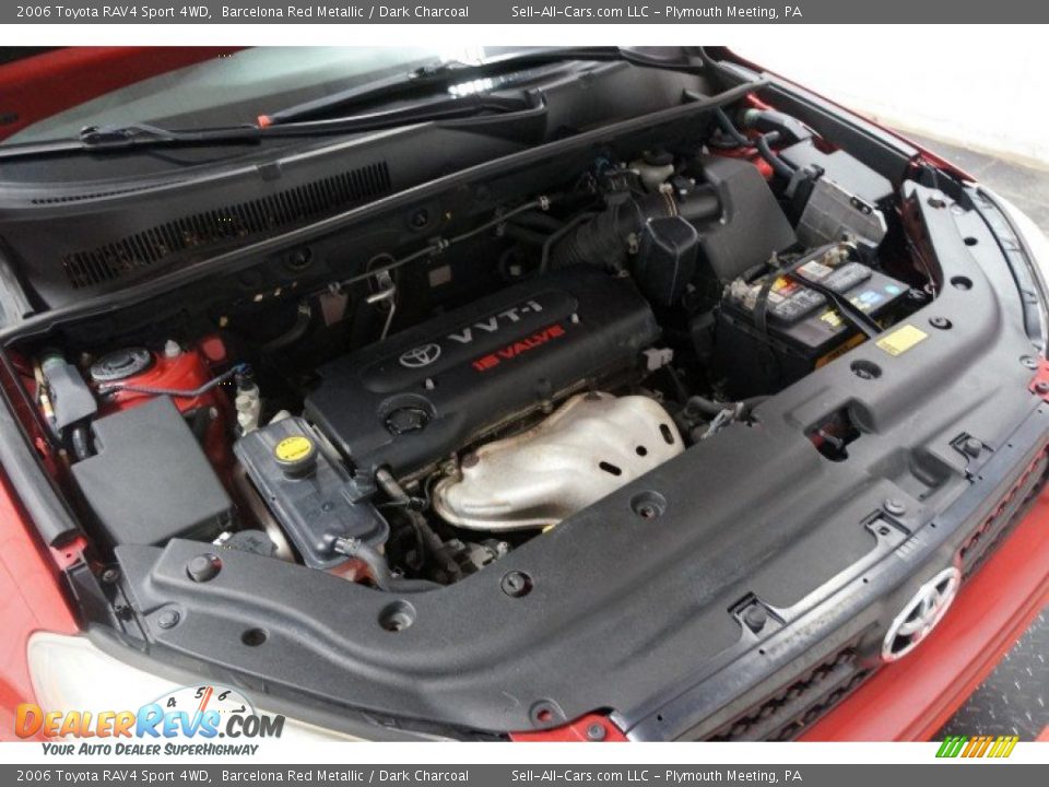 2006 Toyota RAV4 Sport 4WD Barcelona Red Metallic / Dark Charcoal Photo #35