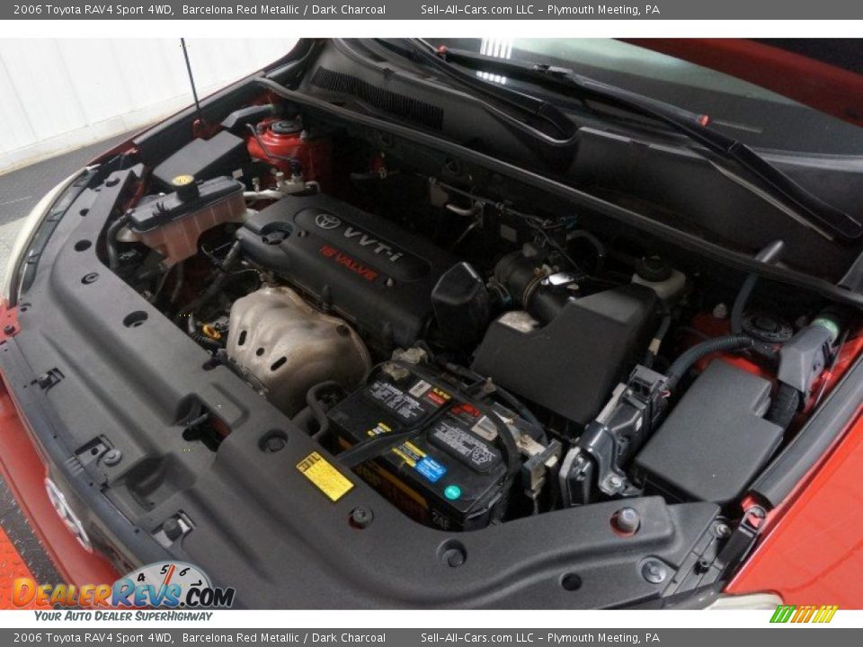 2006 Toyota RAV4 Sport 4WD Barcelona Red Metallic / Dark Charcoal Photo #36