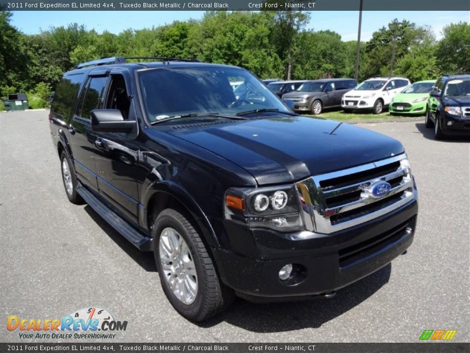 2011 Ford Expedition EL Limited 4x4 Tuxedo Black Metallic / Charcoal Black Photo #1