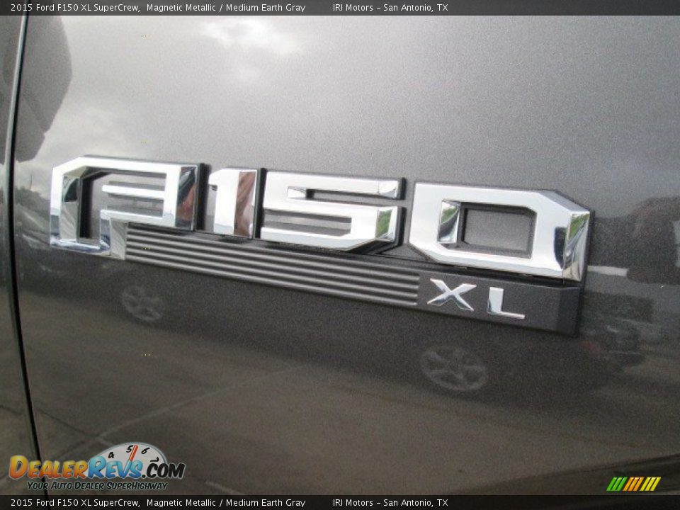 2015 Ford F150 XL SuperCrew Magnetic Metallic / Medium Earth Gray Photo #5