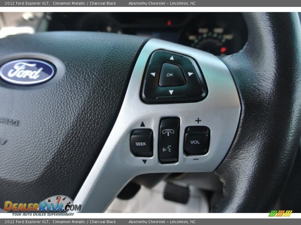 2012 Ford Explorer XLT Cinnamon Metallic / Charcoal Black Photo #15