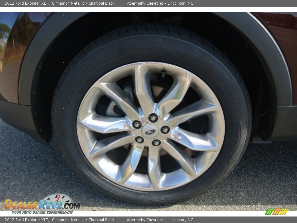 2012 Ford Explorer XLT Cinnamon Metallic / Charcoal Black Photo #24