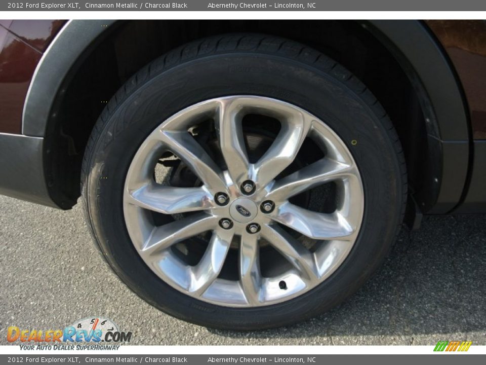 2012 Ford Explorer XLT Cinnamon Metallic / Charcoal Black Photo #26
