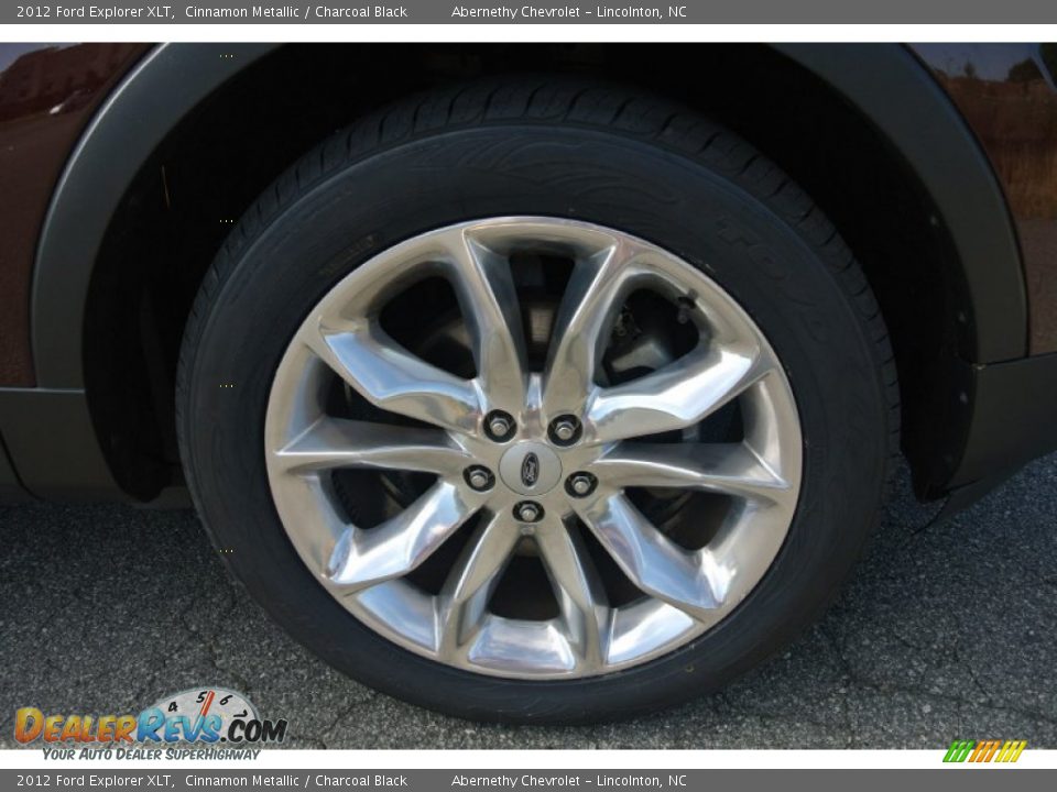 2012 Ford Explorer XLT Cinnamon Metallic / Charcoal Black Photo #27