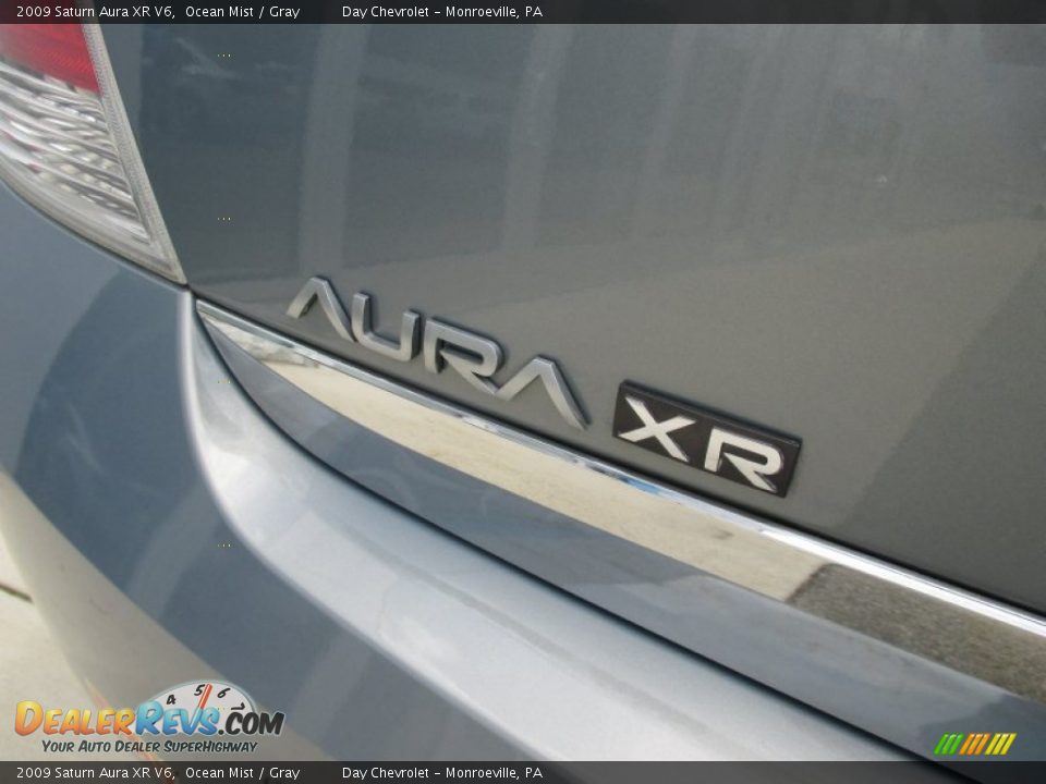 2009 Saturn Aura XR V6 Ocean Mist / Gray Photo #7