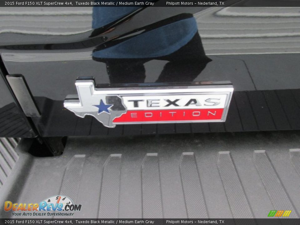 2015 Ford F150 XLT SuperCrew 4x4 Tuxedo Black Metallic / Medium Earth Gray Photo #18