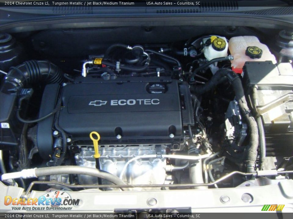 2014 Chevrolet Cruze LS Tungsten Metallic / Jet Black/Medium Titanium Photo #15