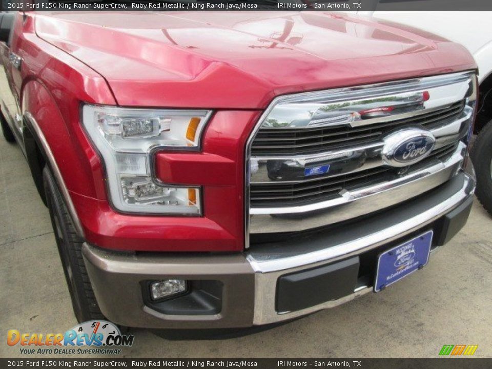 2015 Ford F150 King Ranch SuperCrew Ruby Red Metallic / King Ranch Java/Mesa Photo #2