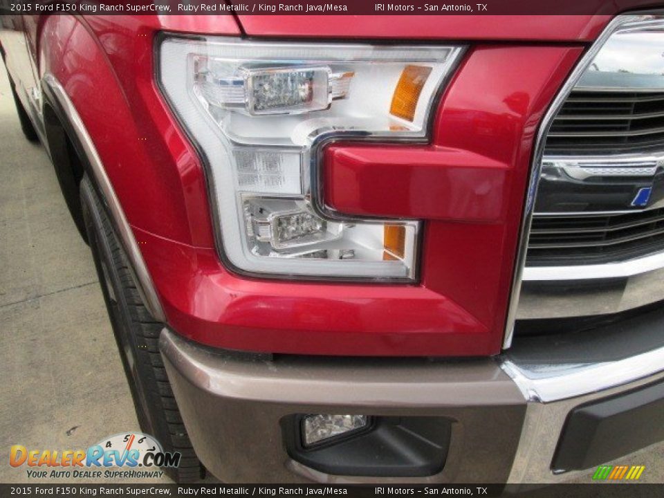 2015 Ford F150 King Ranch SuperCrew Ruby Red Metallic / King Ranch Java/Mesa Photo #3
