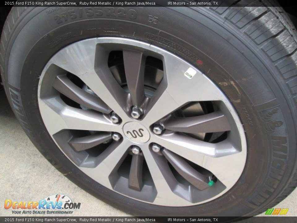2015 Ford F150 King Ranch SuperCrew Ruby Red Metallic / King Ranch Java/Mesa Photo #4