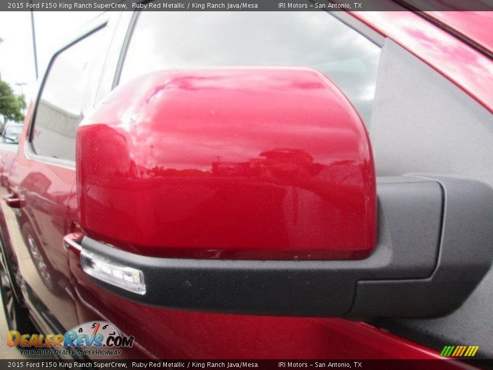 2015 Ford F150 King Ranch SuperCrew Ruby Red Metallic / King Ranch Java/Mesa Photo #7