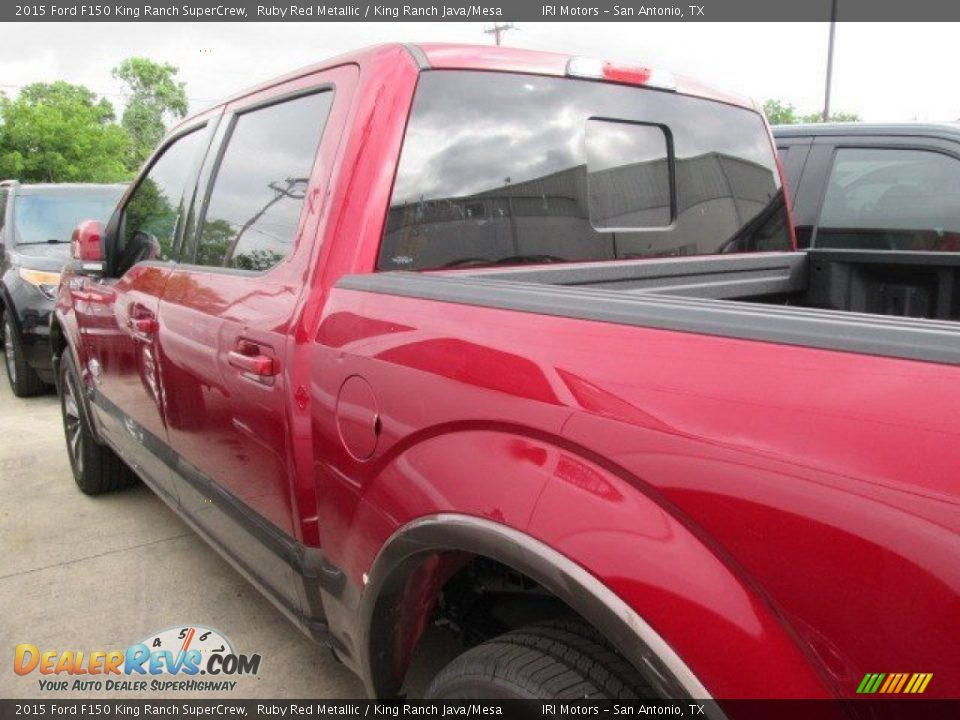 2015 Ford F150 King Ranch SuperCrew Ruby Red Metallic / King Ranch Java/Mesa Photo #11