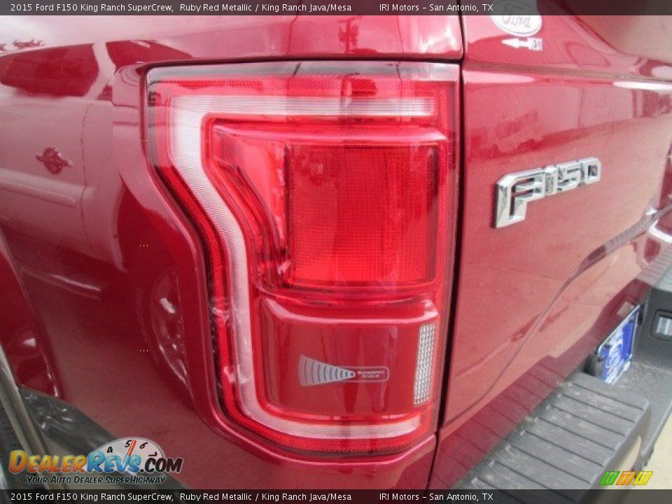 2015 Ford F150 King Ranch SuperCrew Ruby Red Metallic / King Ranch Java/Mesa Photo #13