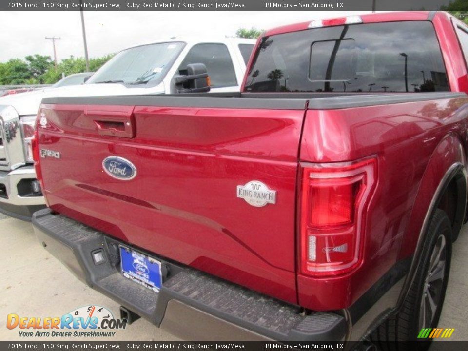 2015 Ford F150 King Ranch SuperCrew Ruby Red Metallic / King Ranch Java/Mesa Photo #17