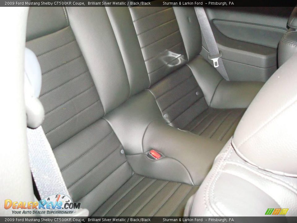 2009 Ford Mustang Shelby GT500KR Coupe Brilliant Silver Metallic / Black/Black Photo #16
