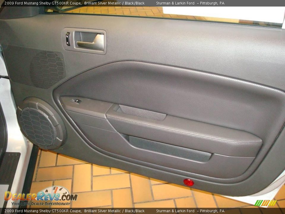 2009 Ford Mustang Shelby GT500KR Coupe Brilliant Silver Metallic / Black/Black Photo #18