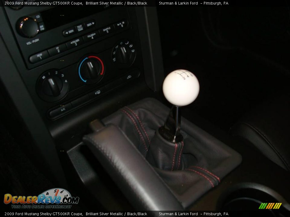2009 Ford Mustang Shelby GT500KR Coupe Brilliant Silver Metallic / Black/Black Photo #19