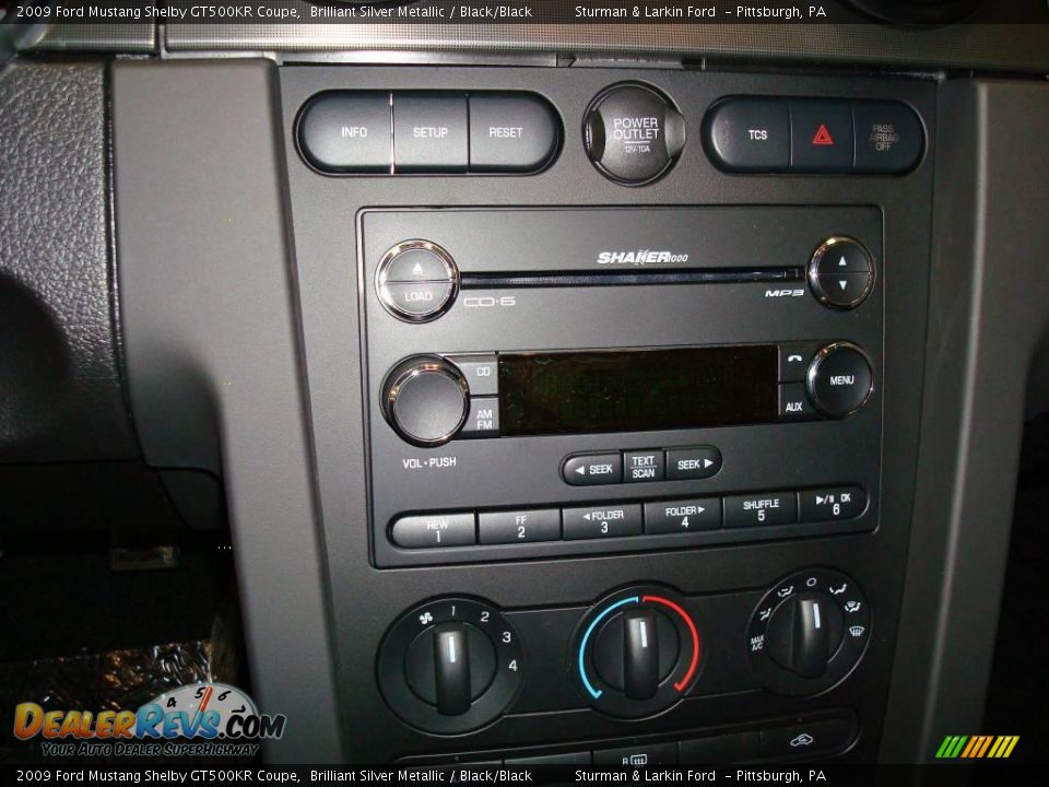 2009 Ford Mustang Shelby GT500KR Coupe Brilliant Silver Metallic / Black/Black Photo #21