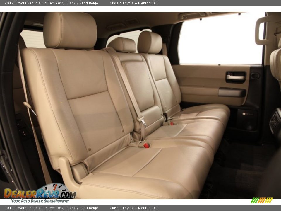 Rear Seat of 2012 Toyota Sequoia Limited 4WD Photo #19