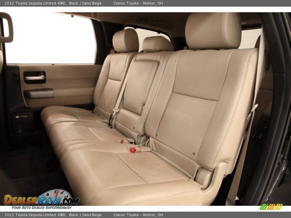 Rear Seat of 2012 Toyota Sequoia Limited 4WD Photo #20