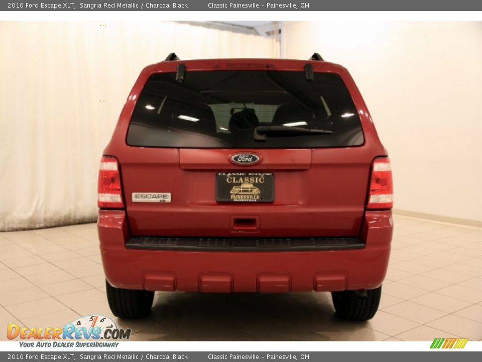 2010 Ford Escape XLT Sangria Red Metallic / Charcoal Black Photo #13