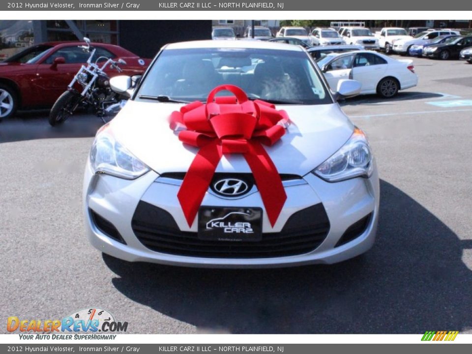 2012 Hyundai Veloster Ironman Silver / Gray Photo #2