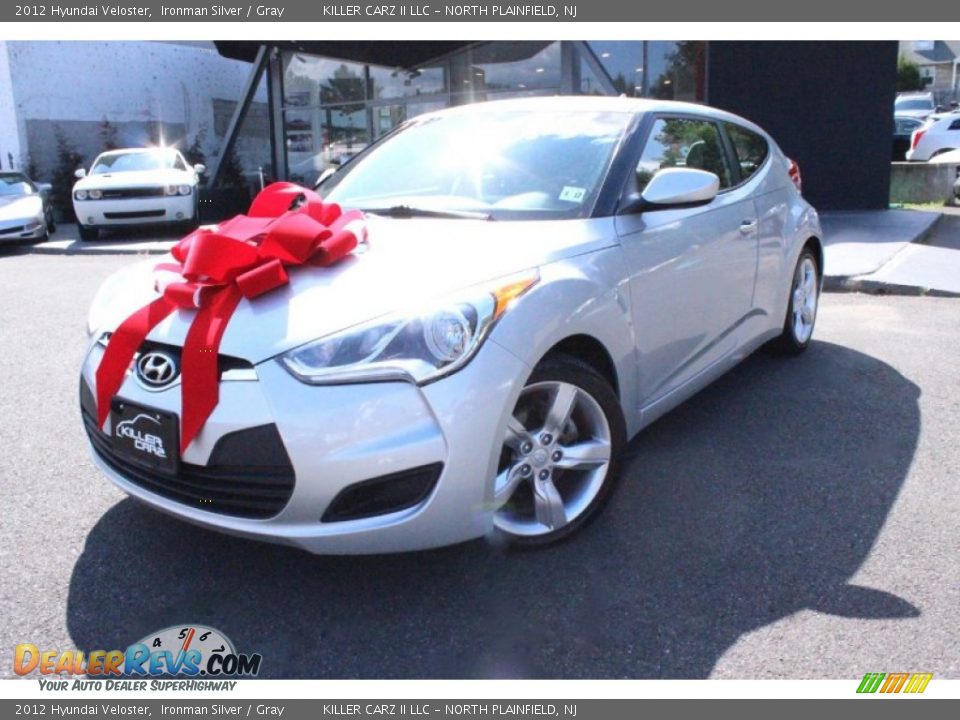 2012 Hyundai Veloster Ironman Silver / Gray Photo #3