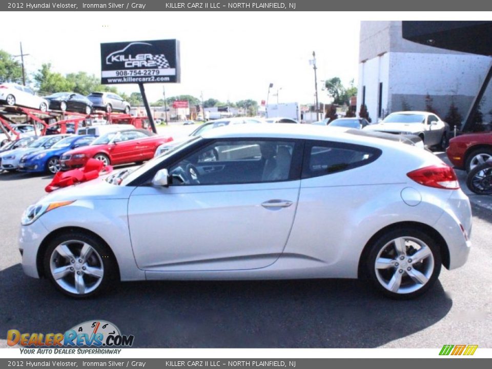 2012 Hyundai Veloster Ironman Silver / Gray Photo #4