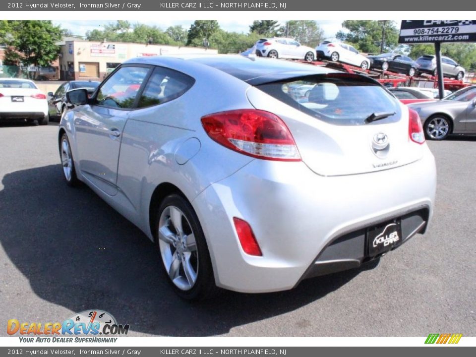 2012 Hyundai Veloster Ironman Silver / Gray Photo #5