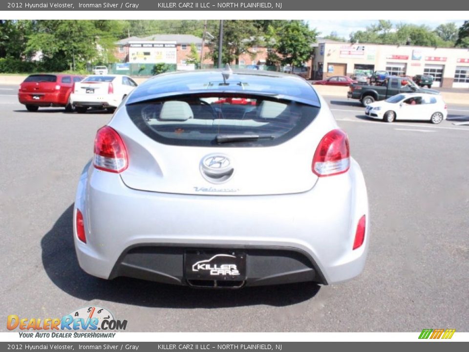 2012 Hyundai Veloster Ironman Silver / Gray Photo #6