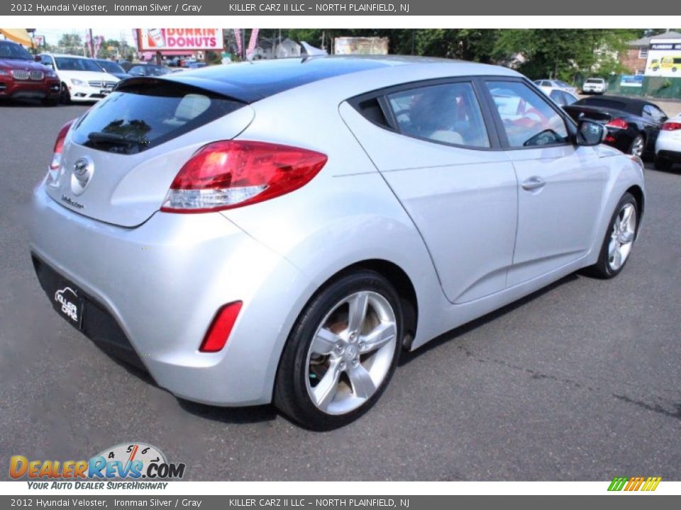 2012 Hyundai Veloster Ironman Silver / Gray Photo #7