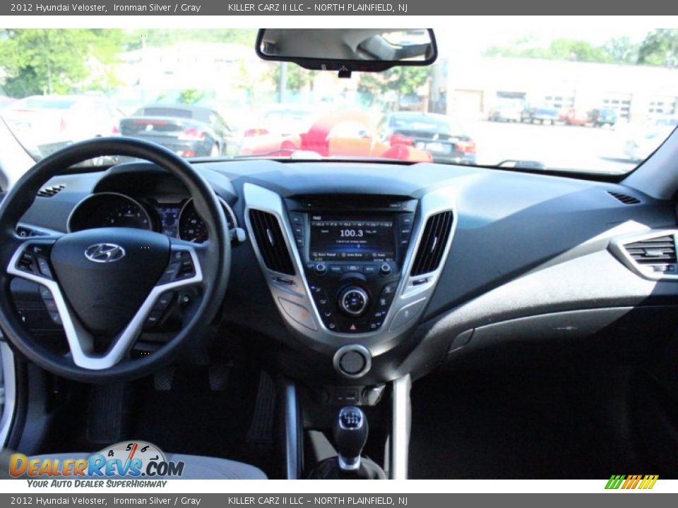 2012 Hyundai Veloster Ironman Silver / Gray Photo #8
