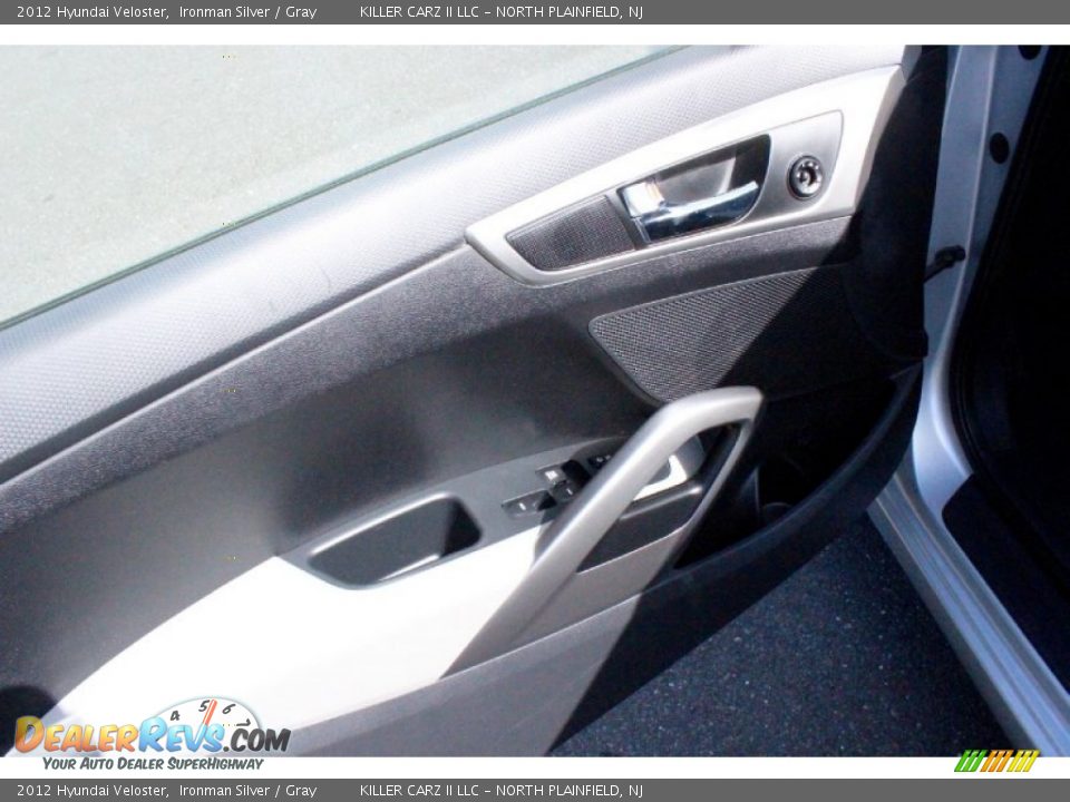 2012 Hyundai Veloster Ironman Silver / Gray Photo #12