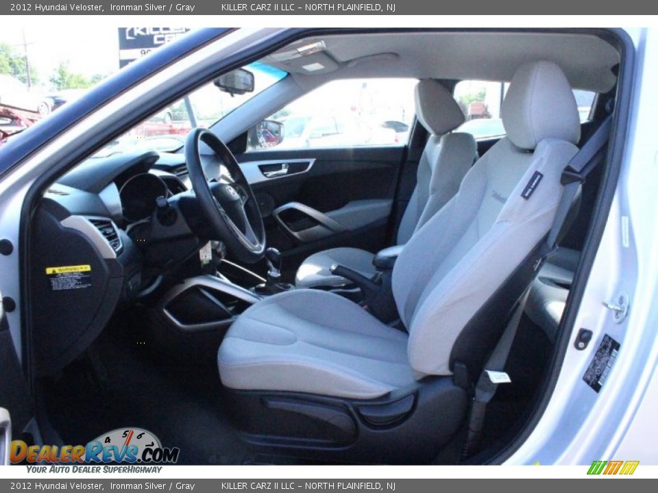 2012 Hyundai Veloster Ironman Silver / Gray Photo #13