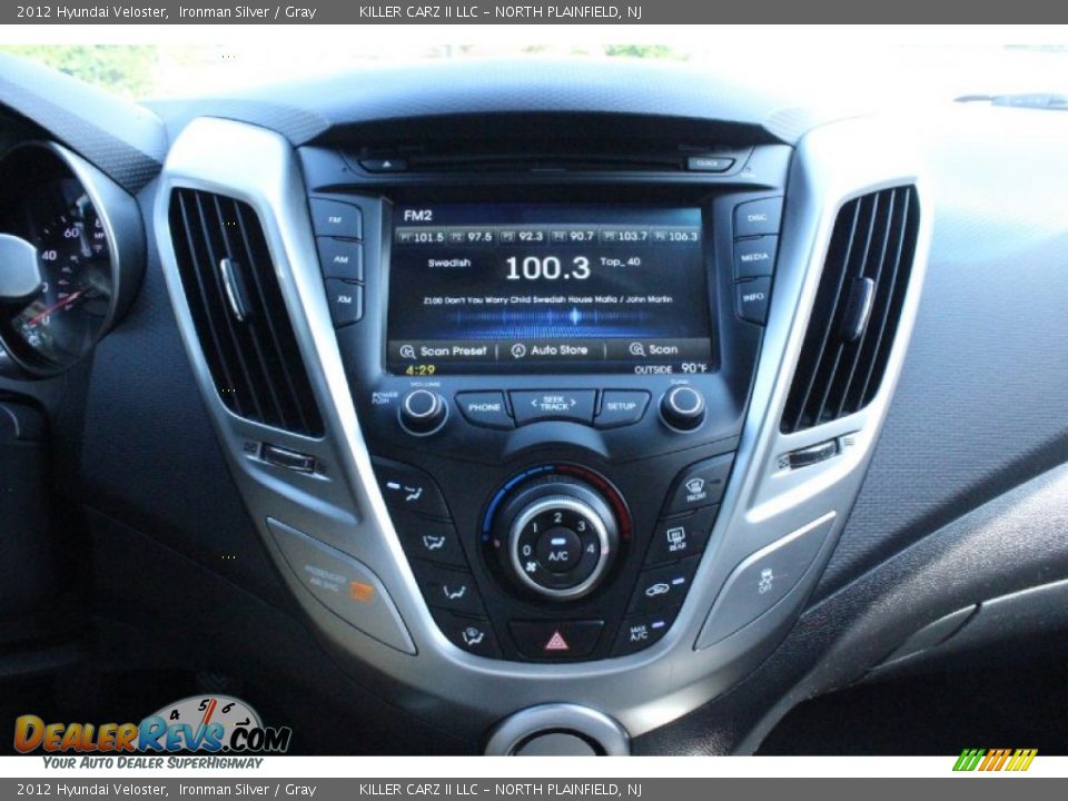 2012 Hyundai Veloster Ironman Silver / Gray Photo #17