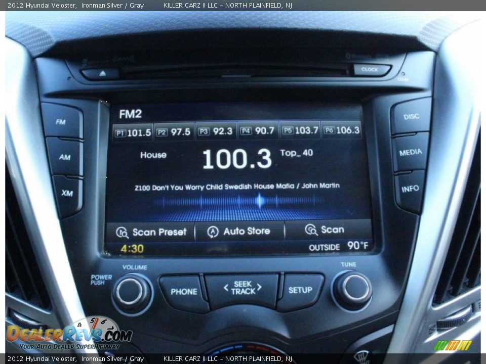 2012 Hyundai Veloster Ironman Silver / Gray Photo #18