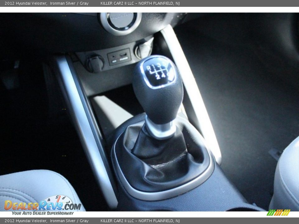 2012 Hyundai Veloster Ironman Silver / Gray Photo #21