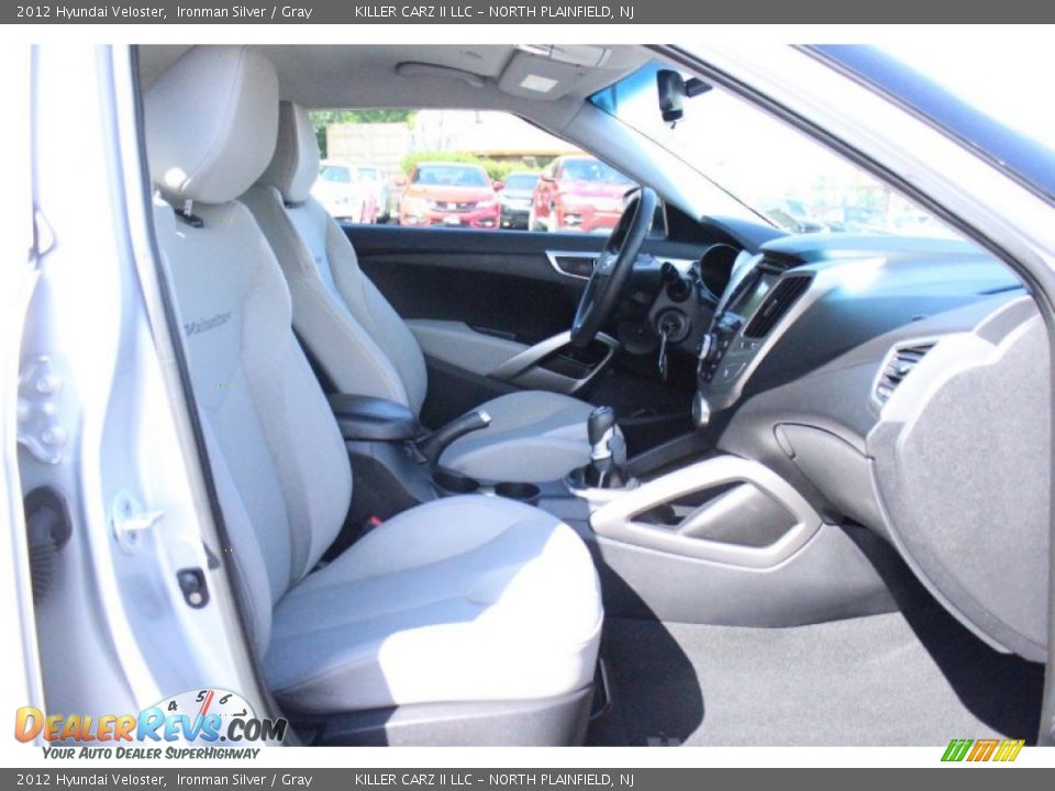 2012 Hyundai Veloster Ironman Silver / Gray Photo #22