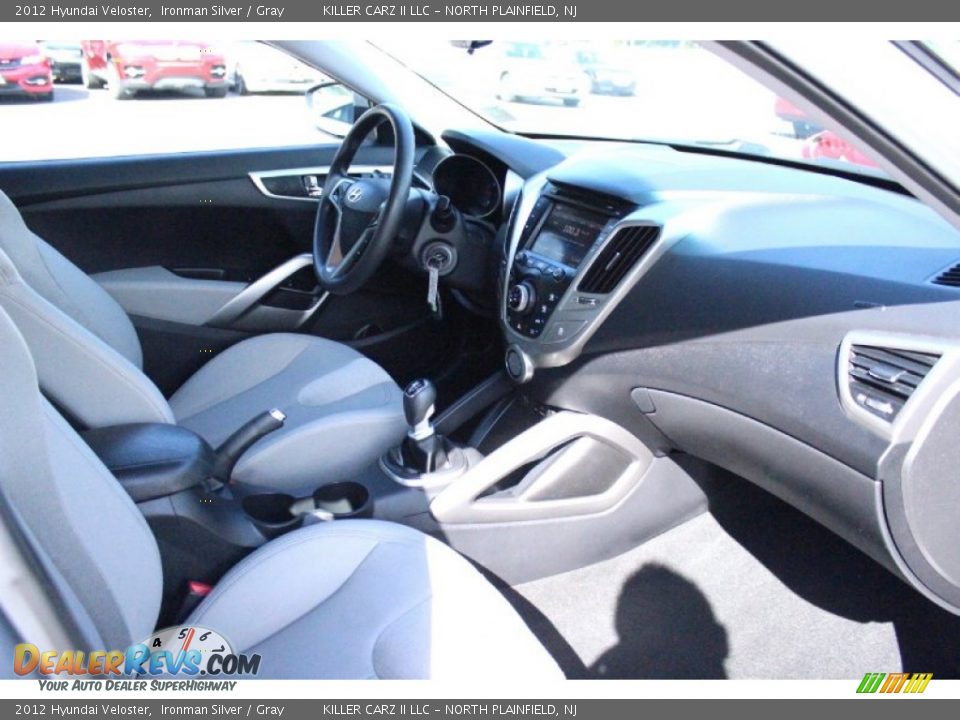 2012 Hyundai Veloster Ironman Silver / Gray Photo #23
