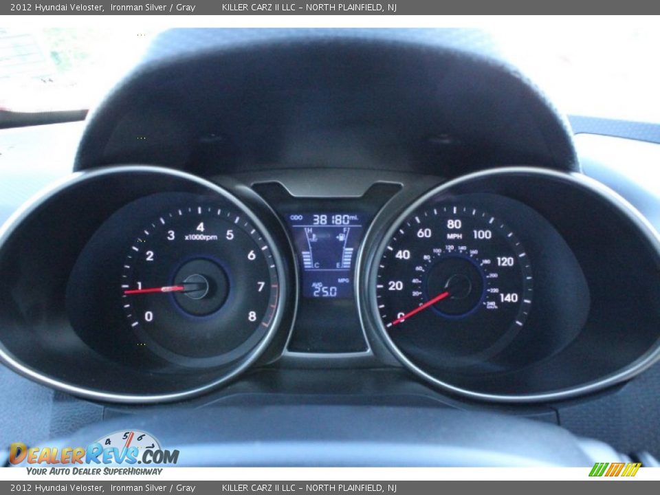 2012 Hyundai Veloster Ironman Silver / Gray Photo #30
