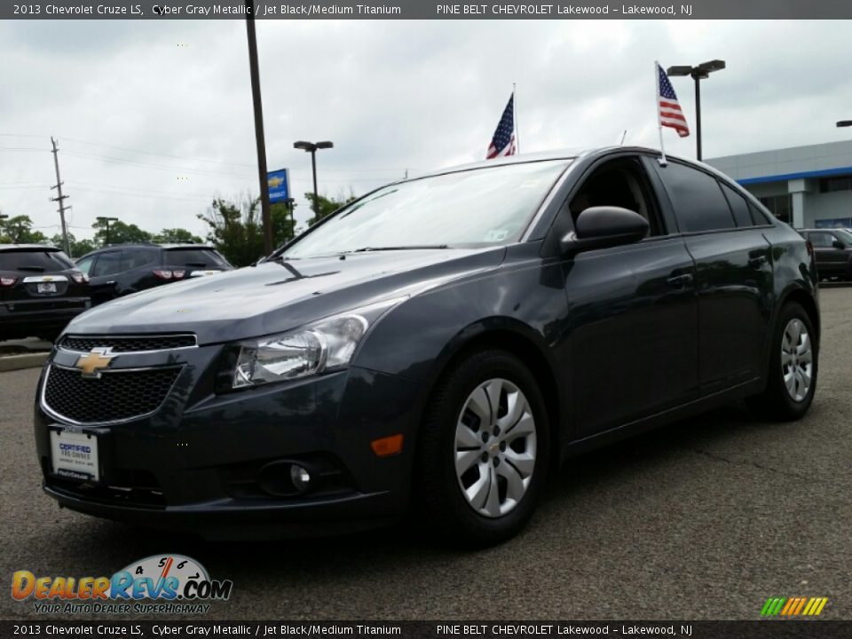 2013 Chevrolet Cruze LS Cyber Gray Metallic / Jet Black/Medium Titanium Photo #1