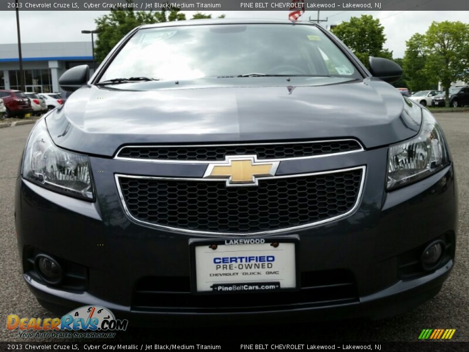 2013 Chevrolet Cruze LS Cyber Gray Metallic / Jet Black/Medium Titanium Photo #2