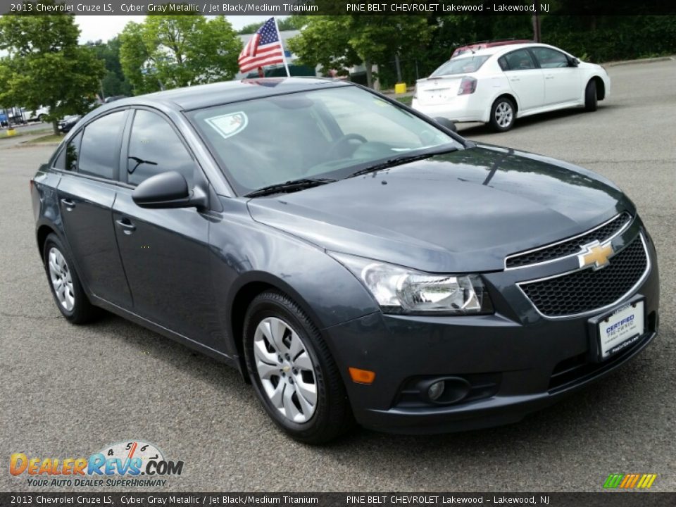 2013 Chevrolet Cruze LS Cyber Gray Metallic / Jet Black/Medium Titanium Photo #3
