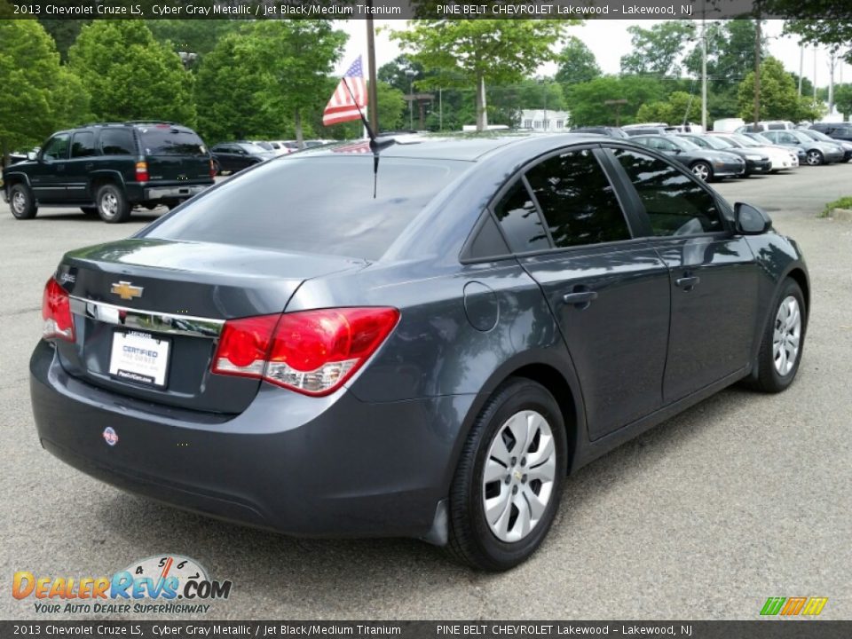 2013 Chevrolet Cruze LS Cyber Gray Metallic / Jet Black/Medium Titanium Photo #7