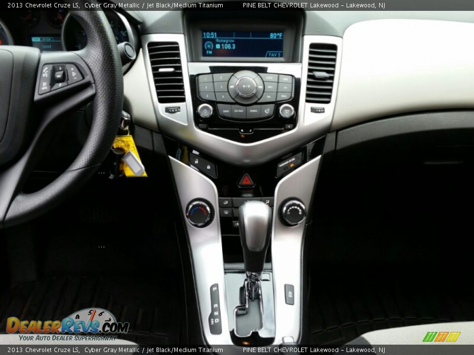 2013 Chevrolet Cruze LS Cyber Gray Metallic / Jet Black/Medium Titanium Photo #14