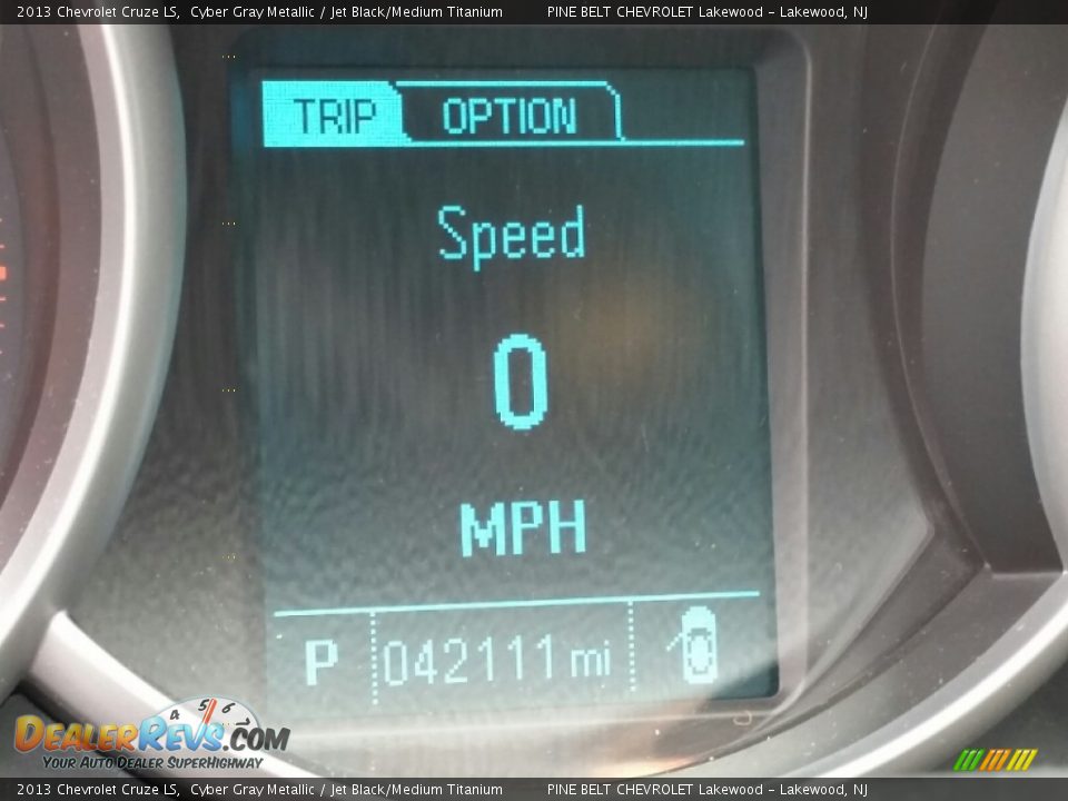 2013 Chevrolet Cruze LS Cyber Gray Metallic / Jet Black/Medium Titanium Photo #18